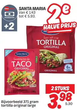 Dekamarkt Santa maria aanbieding