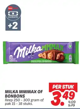 Dekamarkt Milka mmmax of bonbons aanbieding