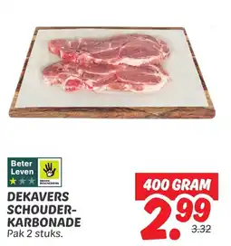 Dekamarkt Dekavers schouder karbonade aanbieding