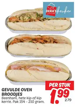 Dekamarkt Gevulde oven broodjes aanbieding