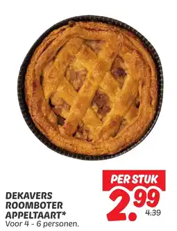 Dekamarkt Dekavers roomboter appeltaart aanbieding