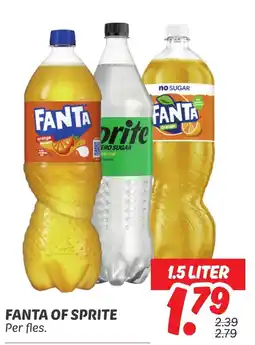 Dekamarkt Fanta of sprite aanbieding