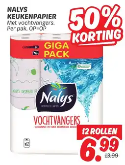 Dekamarkt Nalys keukenpapier aanbieding