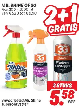 Dekamarkt Mr. shine of 3g aanbieding