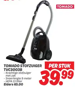 Dekamarkt Tomado stofzuiger tvc3003b aanbieding
