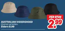 Dekamarkt Australian vissershoed aanbieding