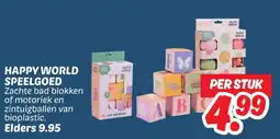 Dekamarkt Happy world speelgoed aanbieding