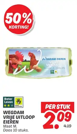 Dekamarkt Wegdam vrije uitloop eieren aanbieding