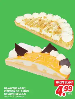 Dekamarkt Dekavers appel citroen of lemon bavaroisevlaai aanbieding