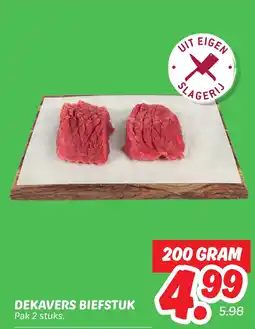 Dekamarkt Dekavers biefstuk aanbieding