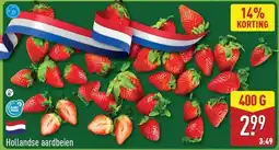 ALDI Hollandse aardbeien aanbieding