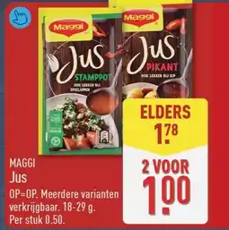 ALDI Maggi Jus aanbieding