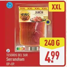 ALDI Tesoros del sur serranoham aanbieding