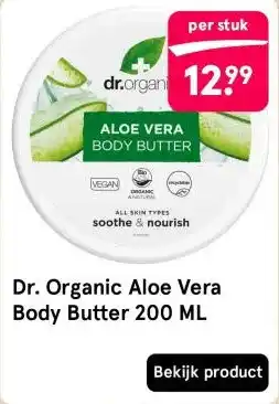 Etos Dr. Organic Aloe Vera Body Butter 200 ML aanbieding
