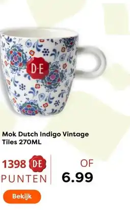 The Read Shop Mok Dutch Indigo Vintage Tiles aanbieding