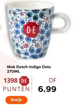 The Read Shop Mok Dutch Indigo Dots aanbieding