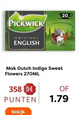 The Read Shop Mok Dutch Indigo Sweet Flowers aanbieding