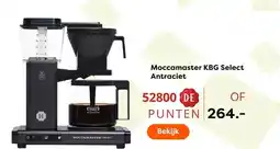 The Read Shop Moccamaster KBG Select Antraciet aanbieding