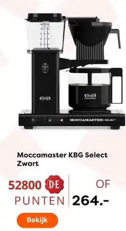 The Read Shop Moccamaster KBG Select Zwart aanbieding