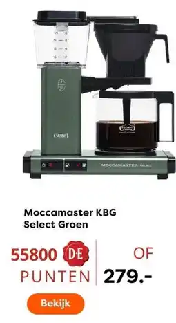 The Read Shop Moccamaster KBG Select Zwart aanbieding