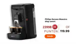 The Read Shop Philips Senseo Maestro diep zwart aanbieding