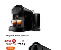 The Read Shop Philips L'Or Barista diep zwart aanbieding
