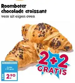 Boon`s Markt Roomboter chocolade croissant aanbieding