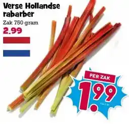 Boon`s Markt Verse Hollandse rabarber aanbieding
