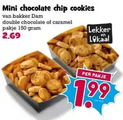 Boon`s Markt Mini chocolate chip cookies aanbieding