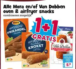 Boon`s Markt Alle Mora en/of Van Dobben oven & airfryer snacks aanbieding