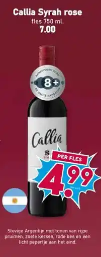 Boon`s Markt Callia Syrah rose aanbieding