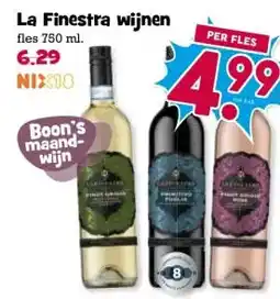 Boon`s Markt La Finestra wijnen aanbieding