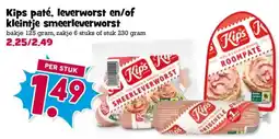 Boon`s Markt Kips paté, leverworst en/of kleintje smeerleverworst aanbieding