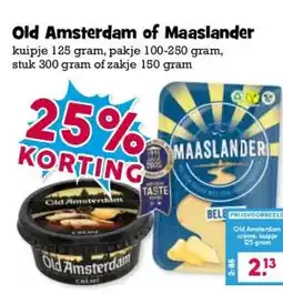 Boon`s Markt Old Amsterdam of Maaslander aanbieding