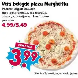 Boon`s Markt Vers belegde pizza Margherita aanbieding