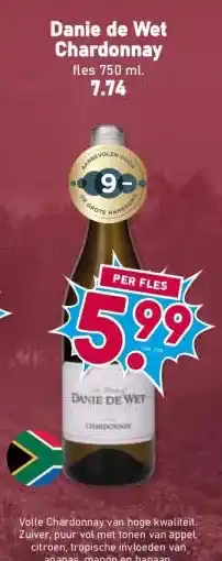 Boon`s Markt Danie de Wet Chardonnay aanbieding