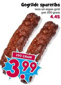 Boon`s Markt Gegrilde spareribs aanbieding