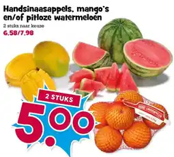 Boon`s Markt Handsinaasappels, mango's en/of pitloze watermeloen aanbieding