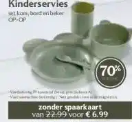 Boon`s Markt Kinderservies aanbieding