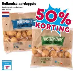 Boon`s Markt Hollandse aardappels aanbieding