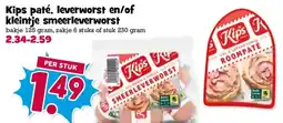 Boon`s Markt Kips paté, leverworst en/of kleintje smeerleverworst aanbieding