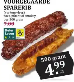 Boon`s Markt VOORGEGAARDE SPARERIB aanbieding