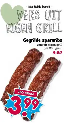 Boon`s Markt Gegrilde spareribs aanbieding