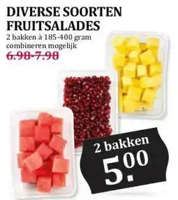Boon`s Markt DIVERSE SOORTEN FRUITSALADES aanbieding