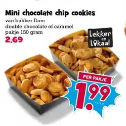 Boon`s Markt Mini chocolate chip cookies aanbieding