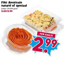 Boon`s Markt Filet Americain naturel of speciaal aanbieding