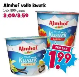 Boon`s Markt Almhof volle kwark aanbieding