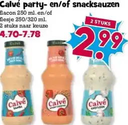 Boon`s Markt Calvé party- en/of snacksauzen aanbieding