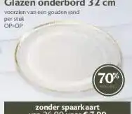 Boon`s Markt Glazen onderbord 32 cm aanbieding