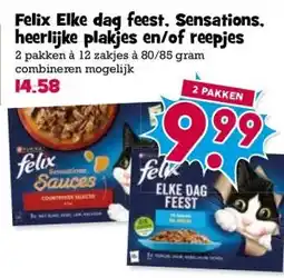 Boon`s Markt Felix Elke dag feest. Sensations. heerlijke plakjes en/of reepjes aanbieding